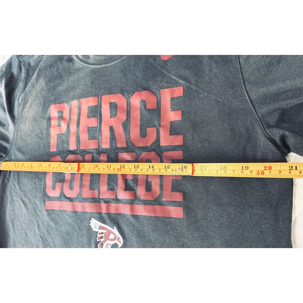Nike Dri-FIT Pierce College Mens Large T-Shirt Gray Heathered Graphic Tee L - Picture 4 of 5